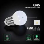 BEC LED G45 E27 3.7W 4000K ALB NEUTRU CIP CREE - imagine 4