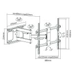 SUPORT UNIVERSAL LED TV 37 inch-70 inch KRUGER&MATZ (KM1305) - imagine 5